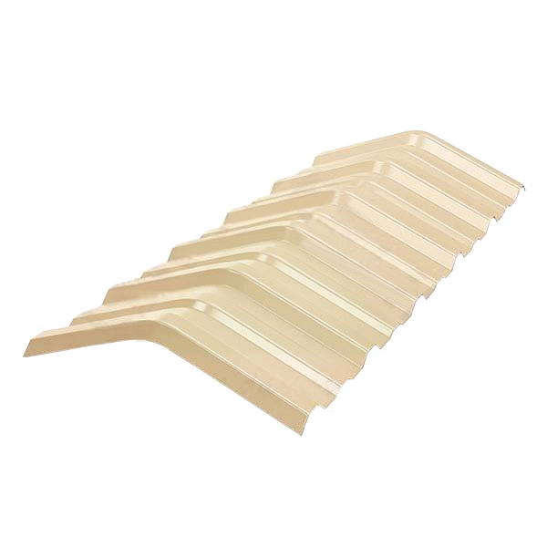 Cumeeira de PVC Trapezoidal 34x90cm Marfim Precon