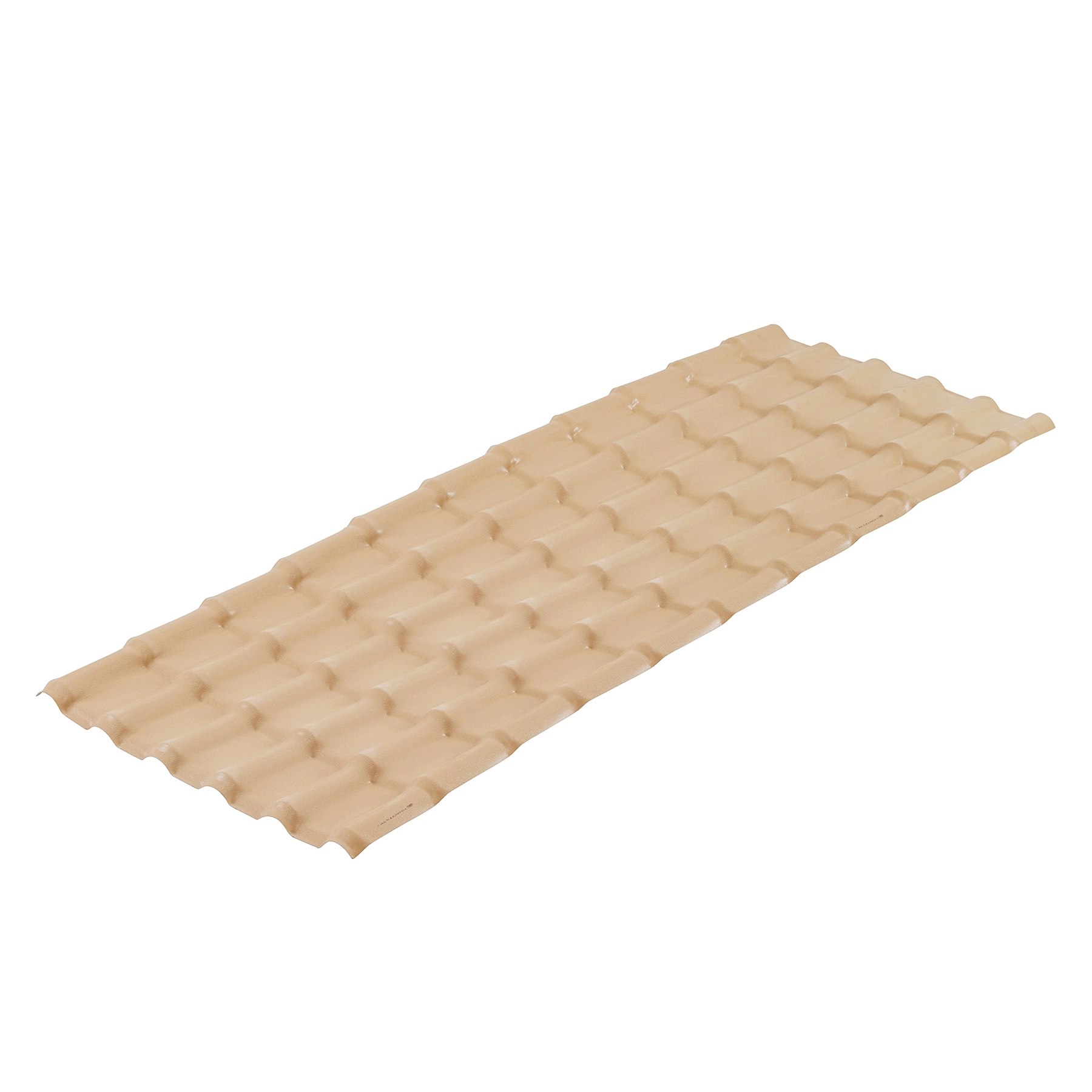 Telha de PVC Colonial Americana Marfim 0,86x3,28m Precon