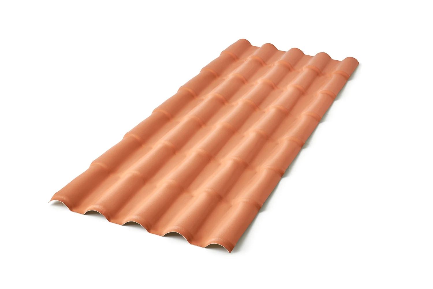 Telha de PVC Colonial Cerâmica 5,25x0,86m Precon