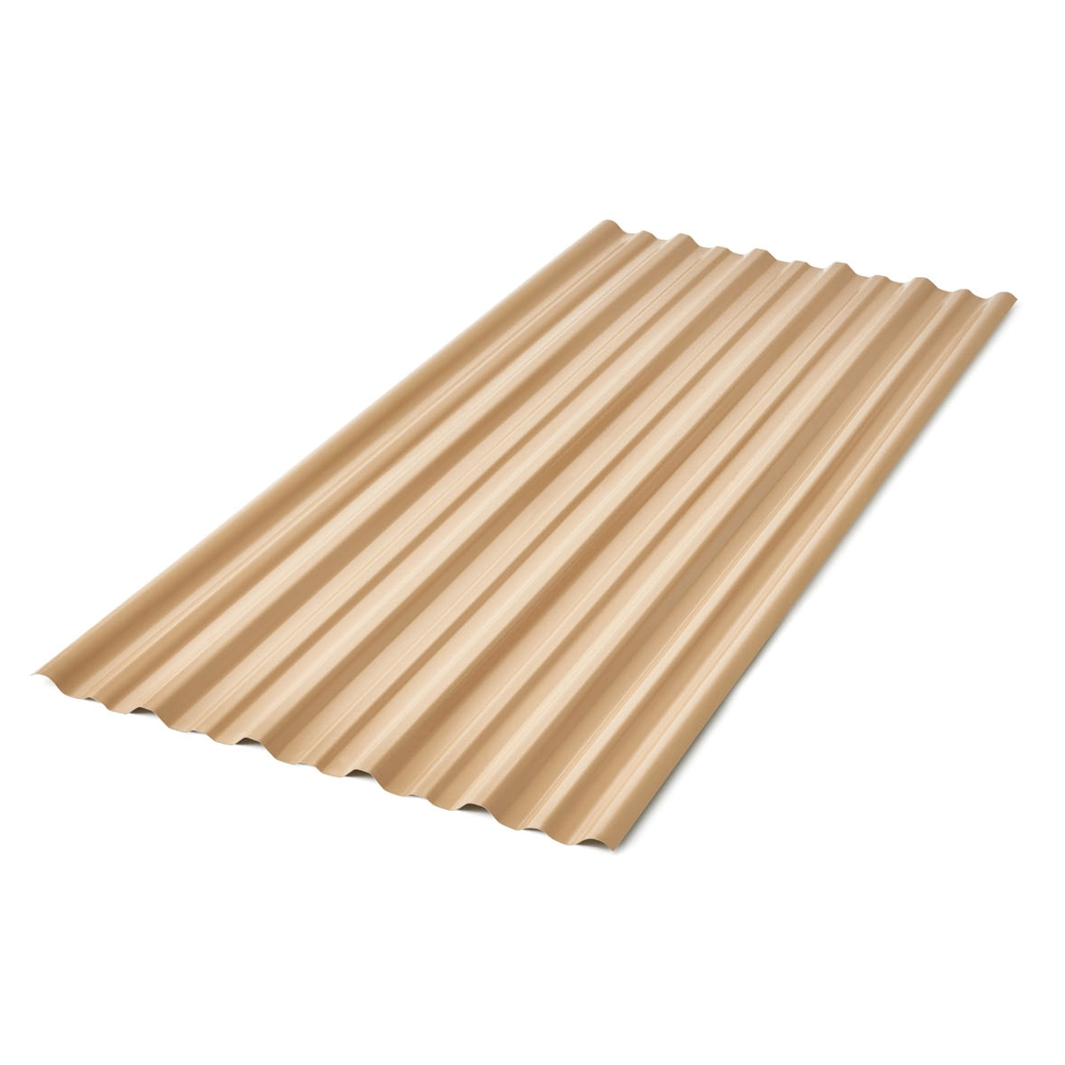 Telha de PVC Trapezoidal Marfim 0,92x4,00m Precon