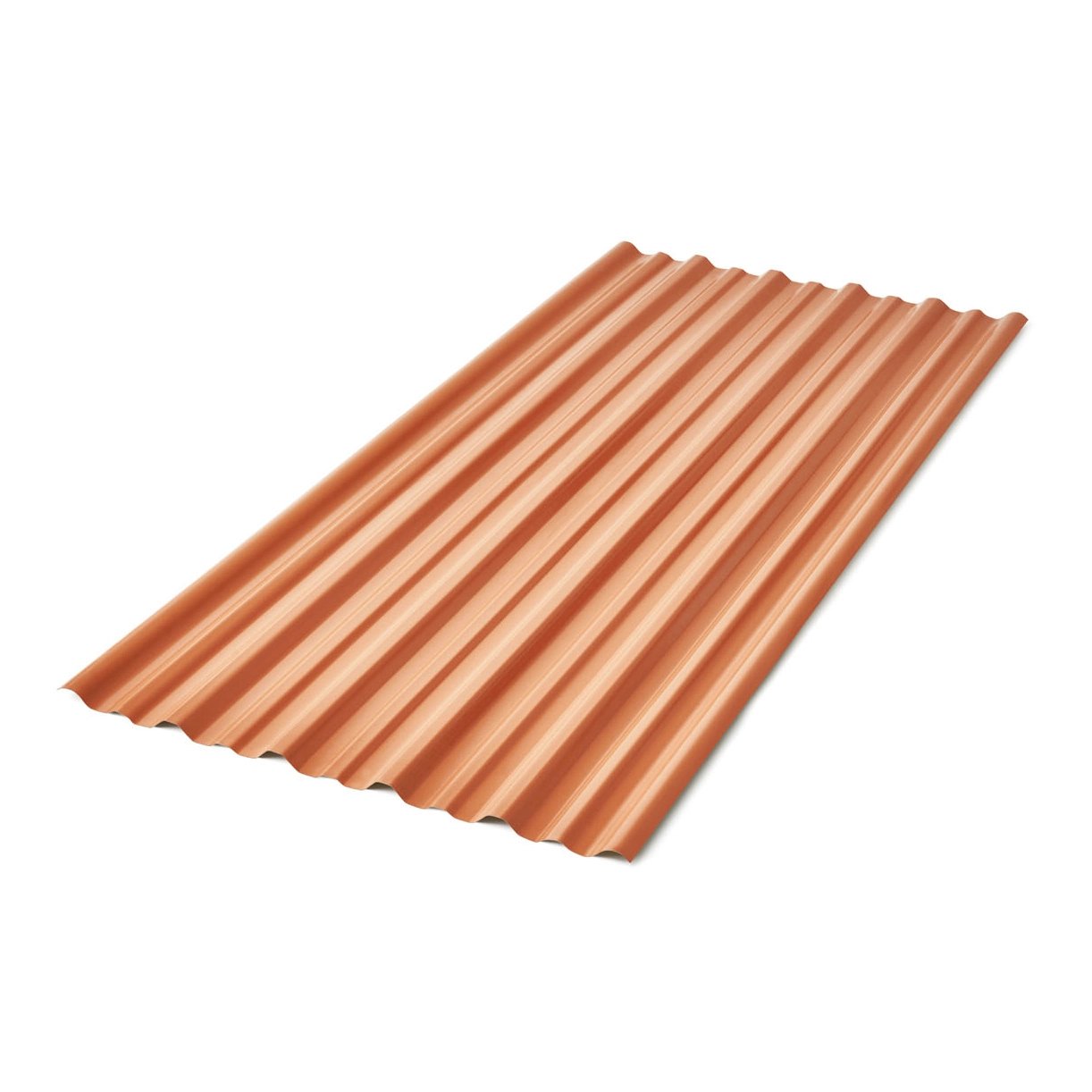 Telha de PVC Trapezoidal Cerâmica 0,92x5,00m Precon