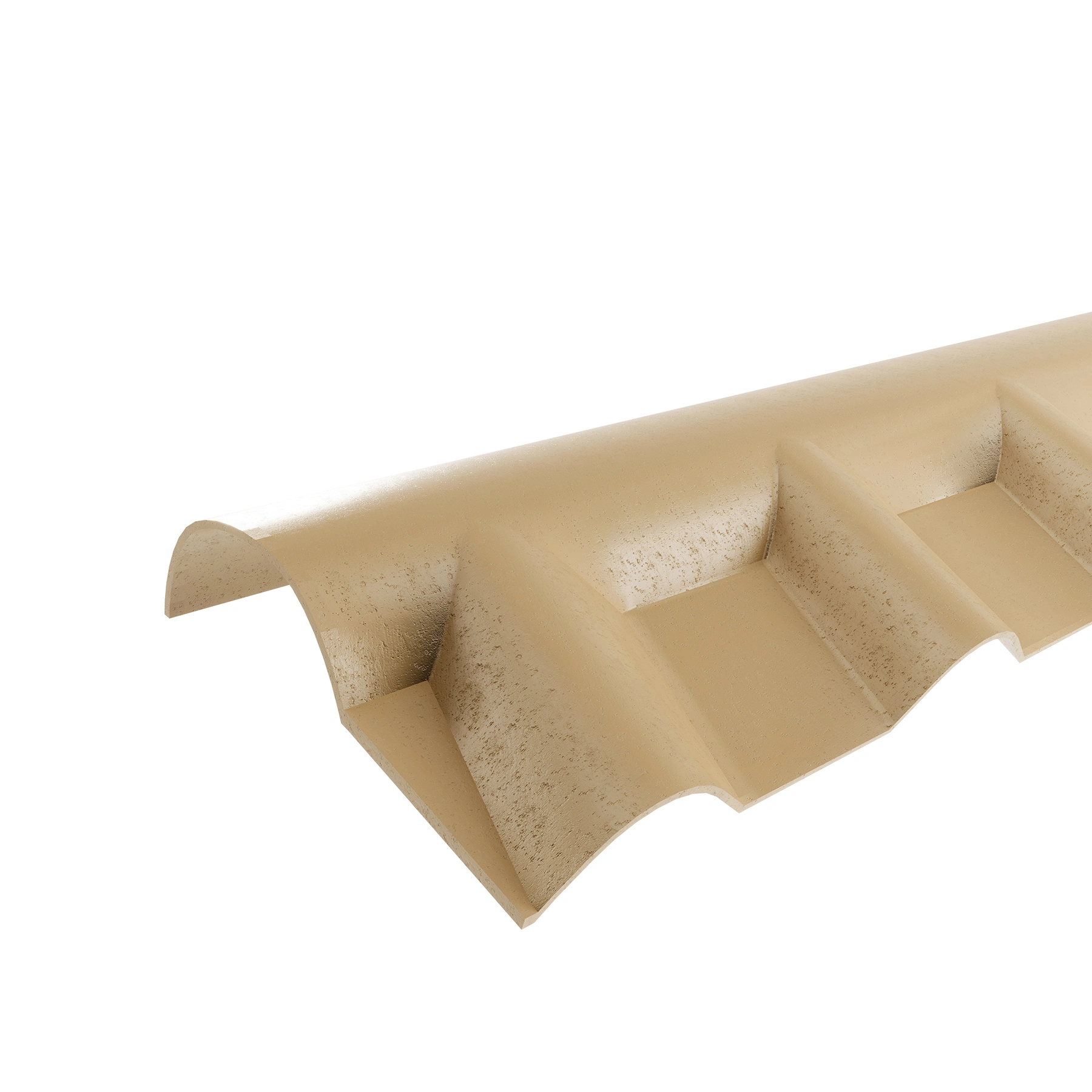Espigão de PVC Plan Inferior Hidrofugado Articulado 15x81cm Marfim Precon