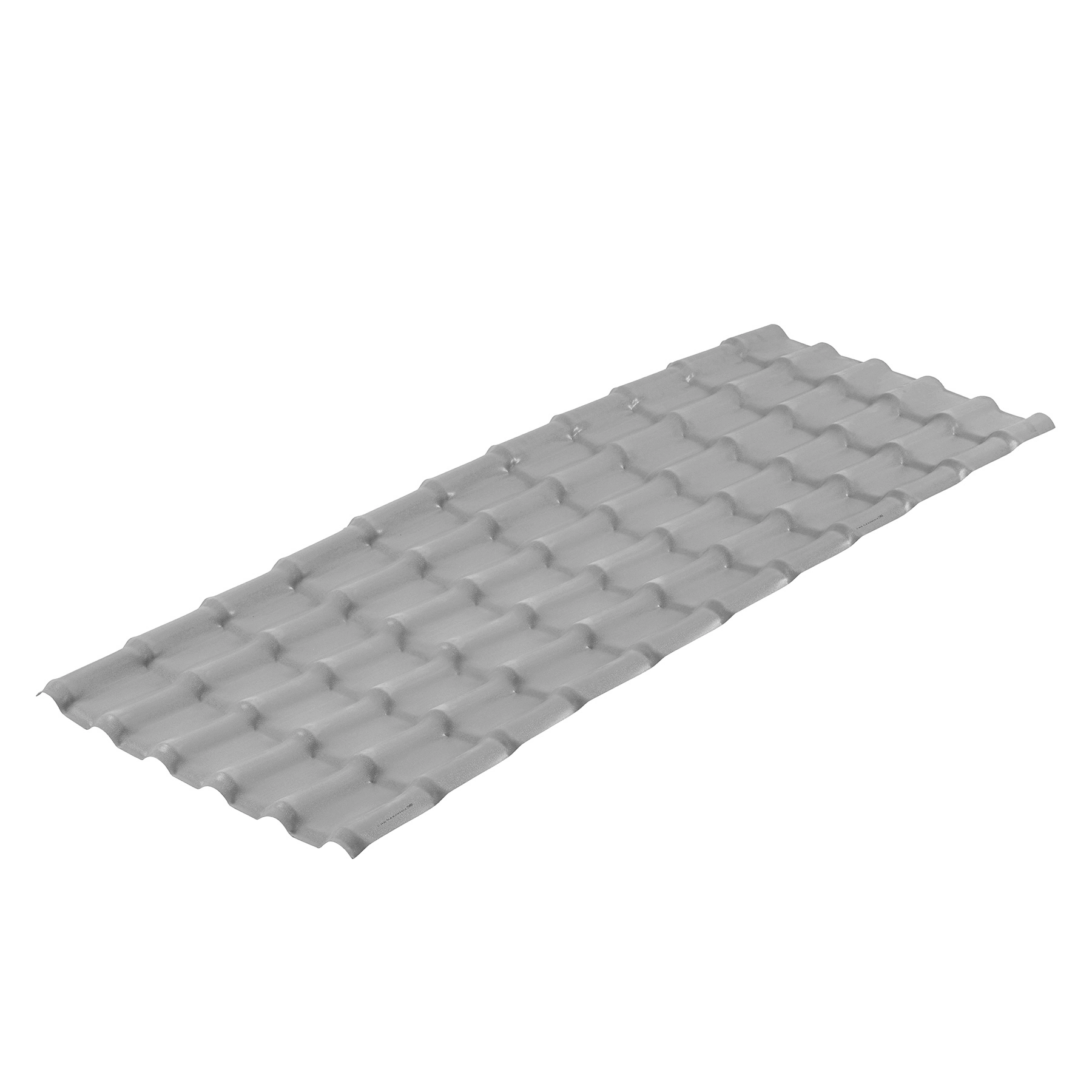 Telha de PVC Plan 88x242cm 1.6mm Concreto Precon
