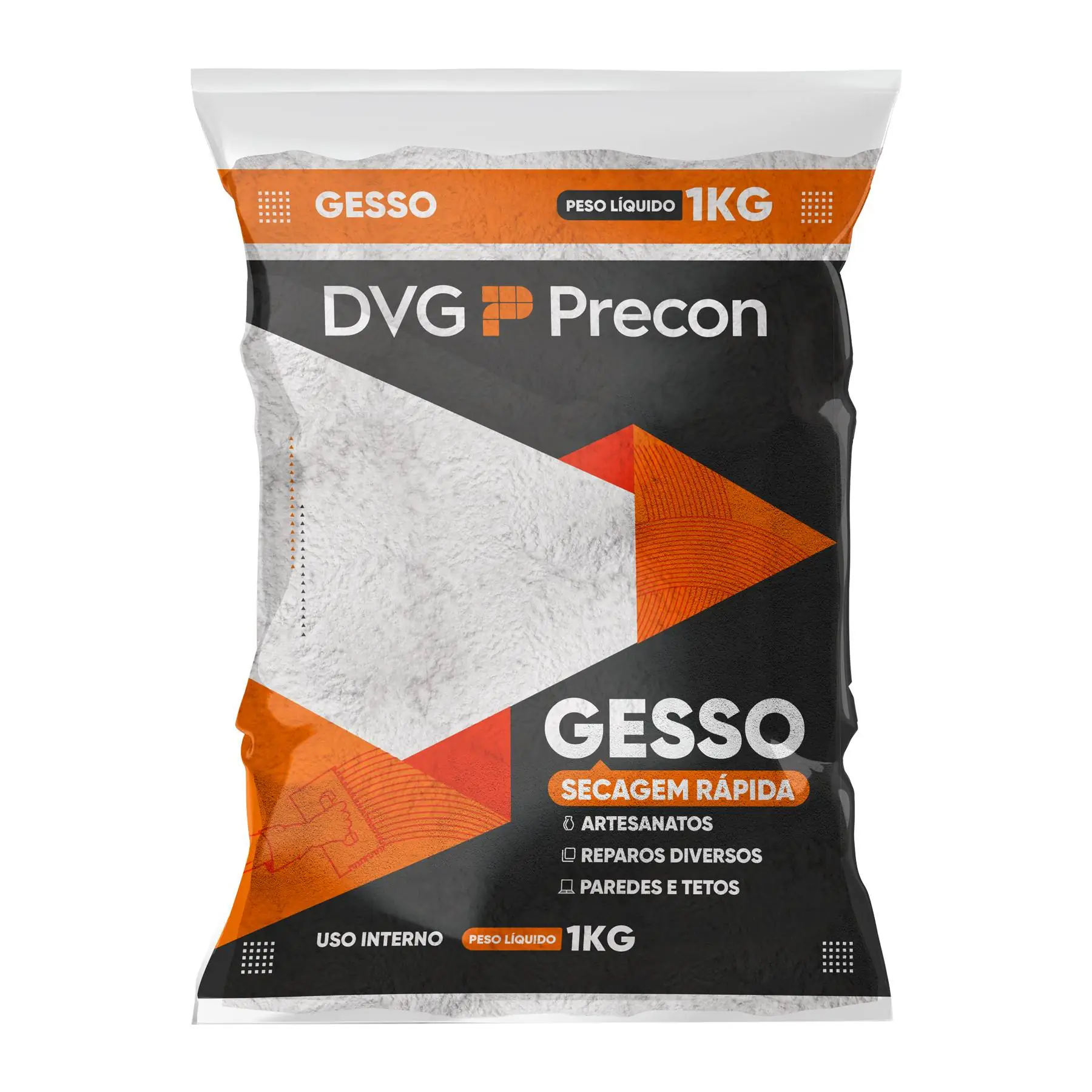Gesso Rápido em Pó 1kg DVG Precon