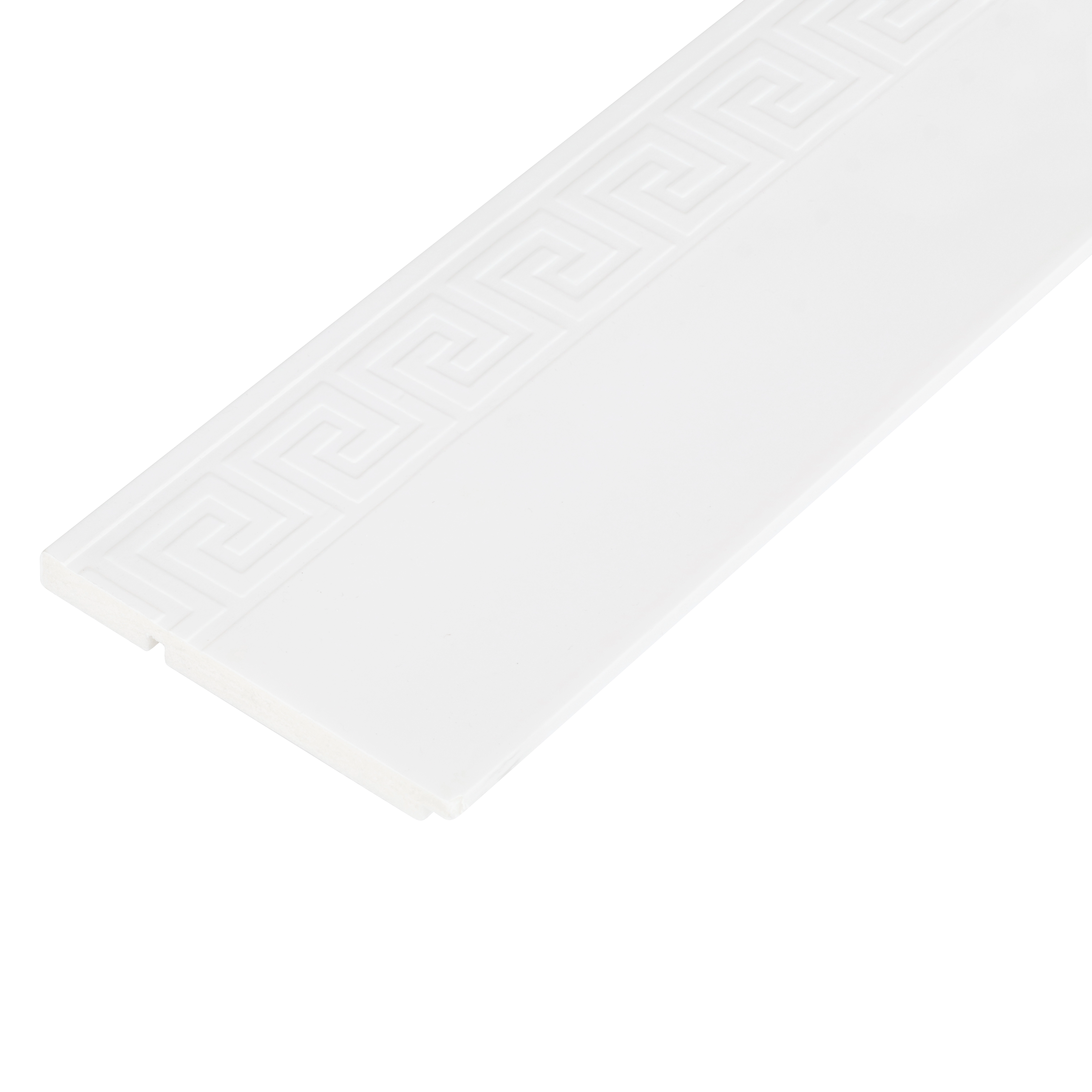 Rodapé Gravado Branco 15x240cm Arquitech