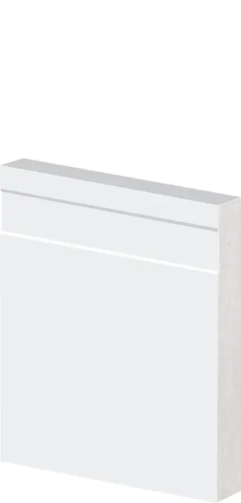 Guarnição De Poliestireno Arquitech 10cm Branco Barra 2,25m