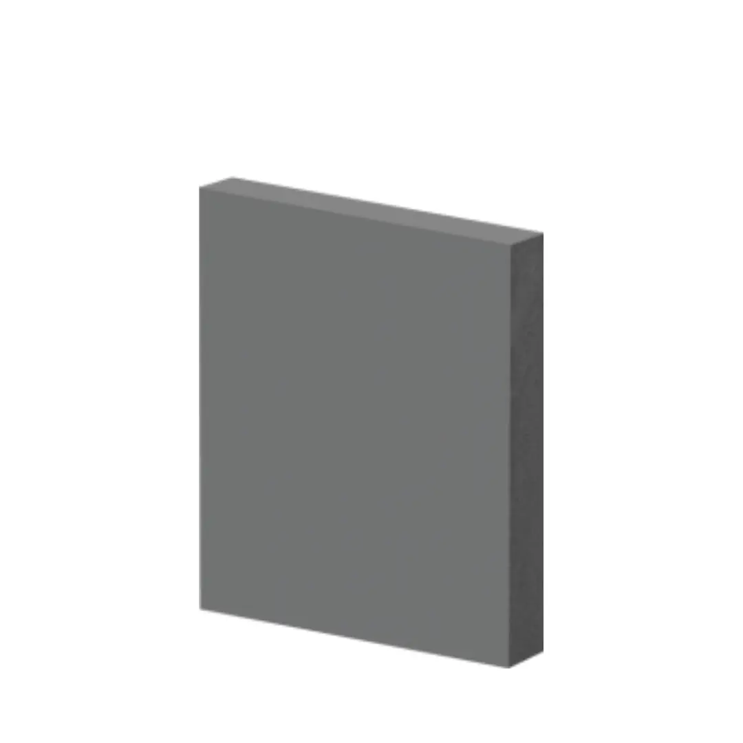 Guarnição Poliestireno 10cm Liso Cinza 40010 Arquitech