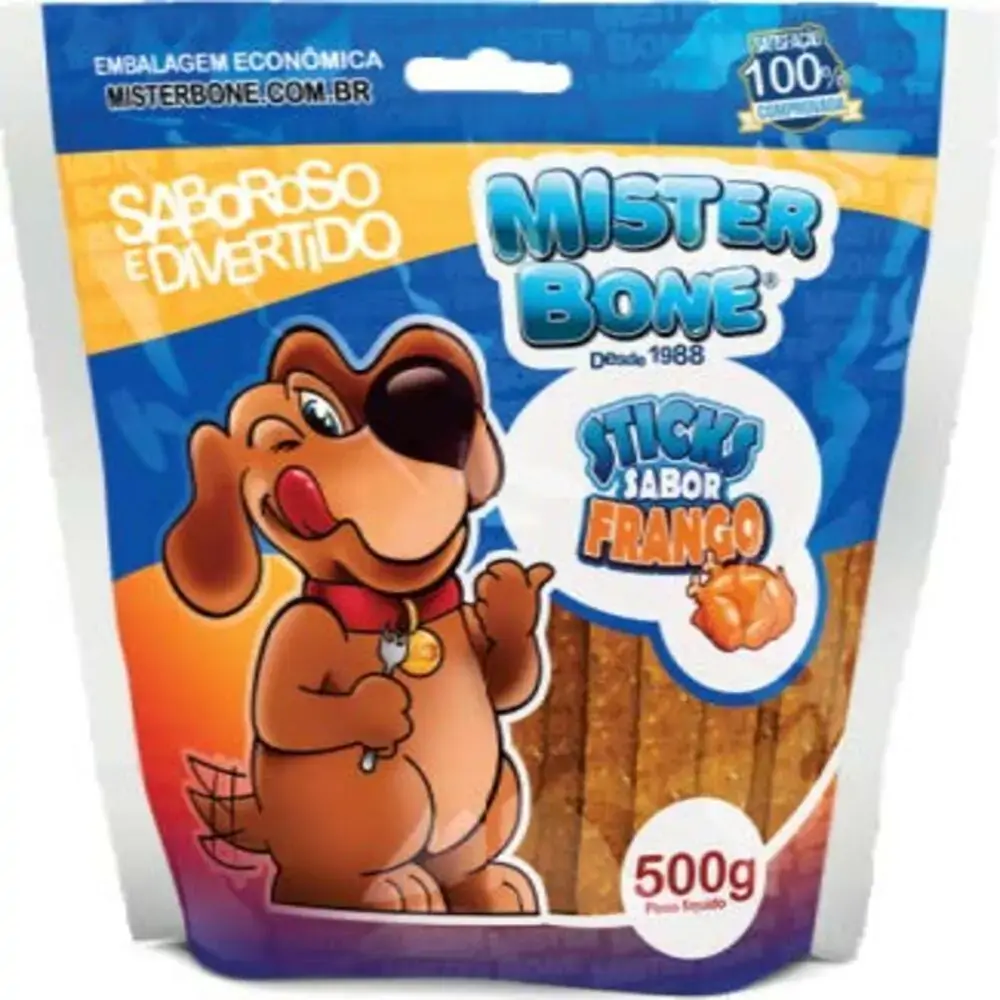 Bifinho Palito Carne 500gr Mister Bone0.5