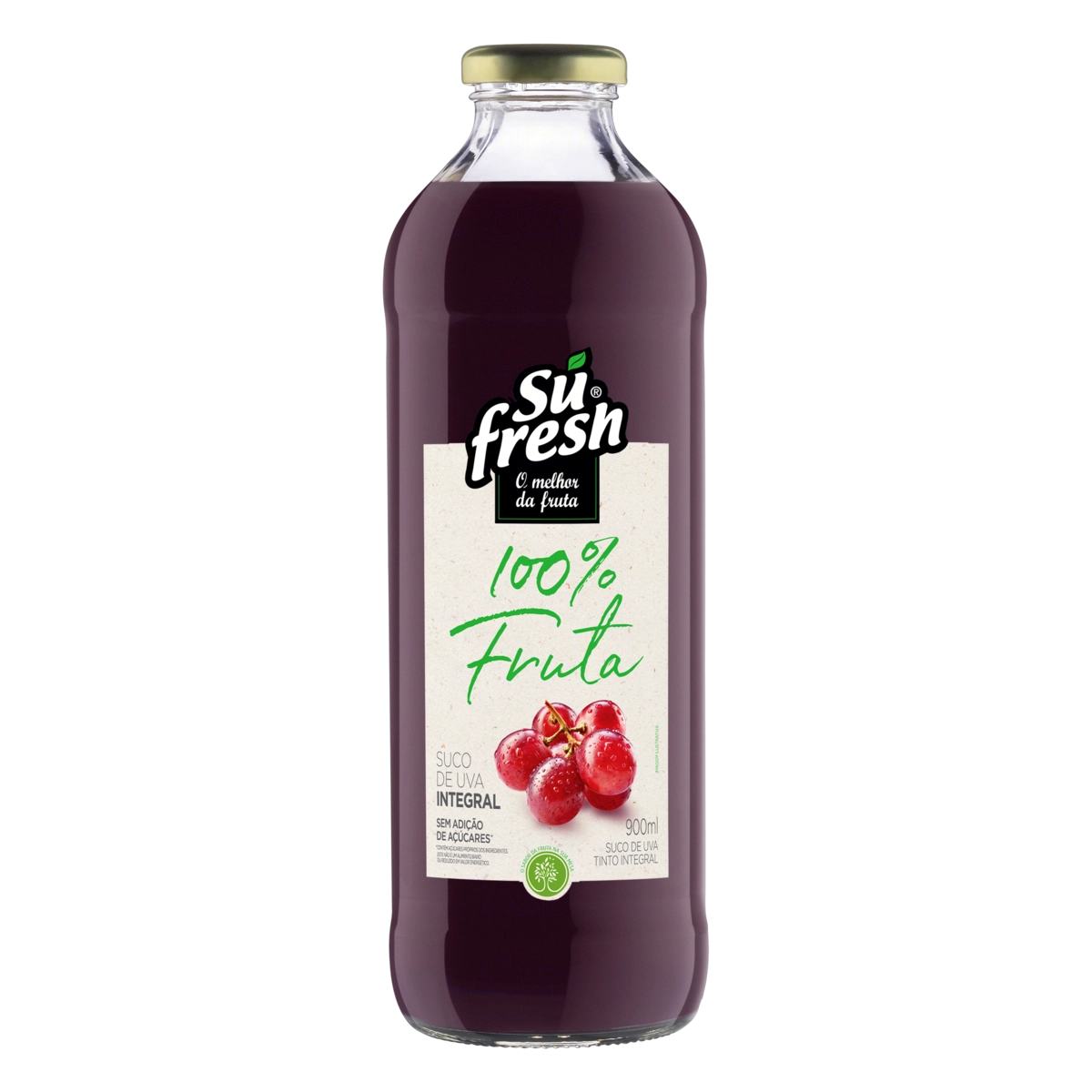 Suco Integral Uva Tinto Sufresh Garrafa 900ml