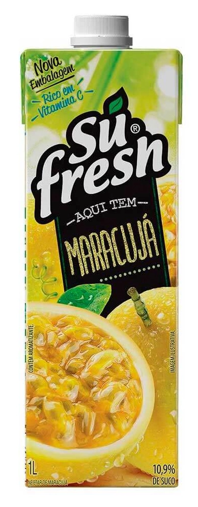 Suco de Maracujá Sufresh Caixa 1l