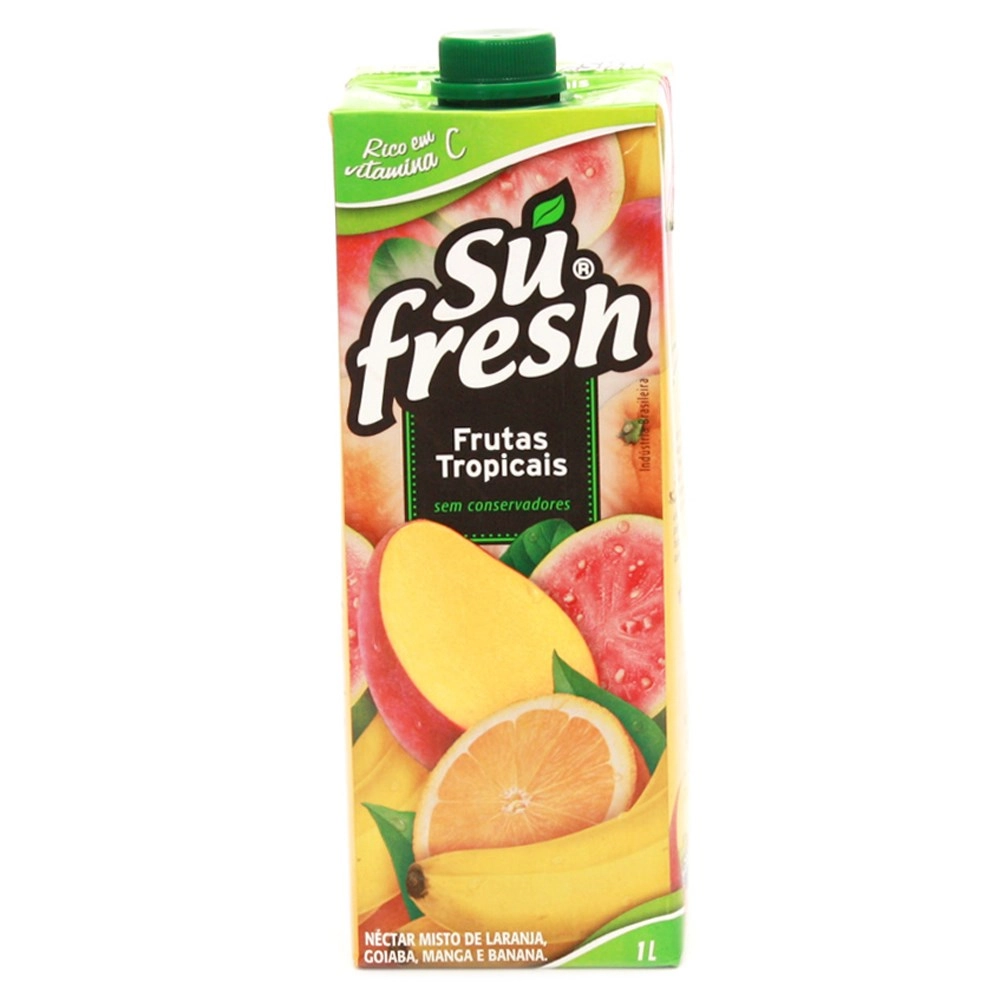 Bebida Adoçada Frutas Do Brasil Sufresh Caixa 1l