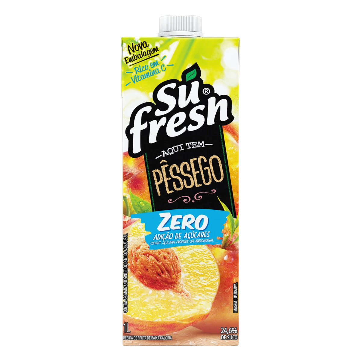 Bebida Pêssego Sufresh Caixa 1l