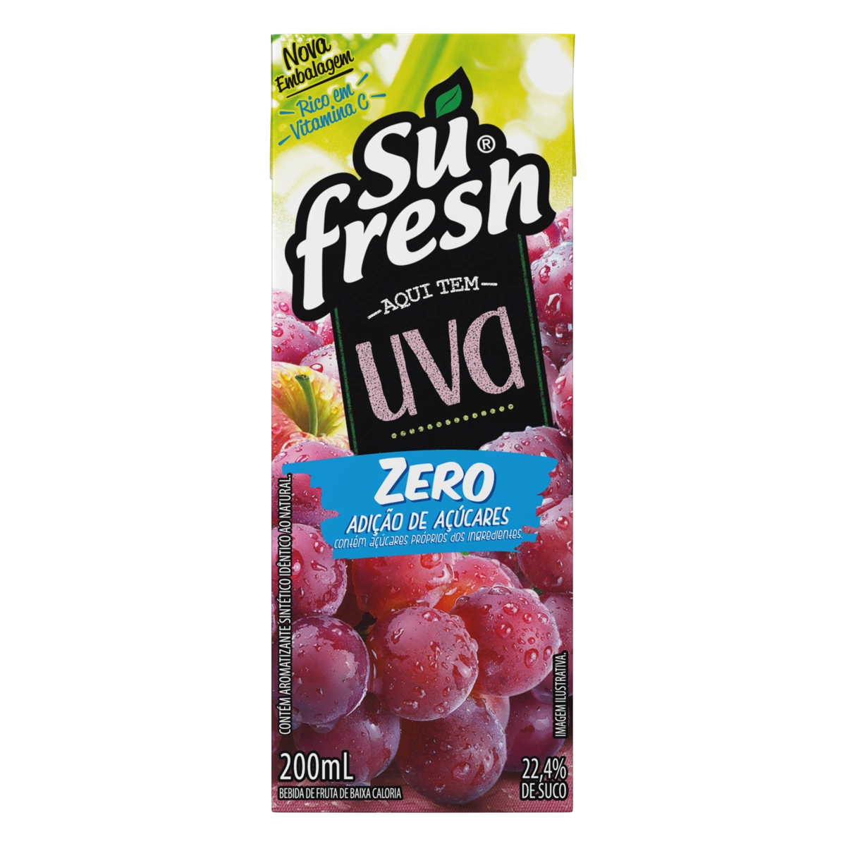 Bebida Uva Sufresh Caixa 200ml
