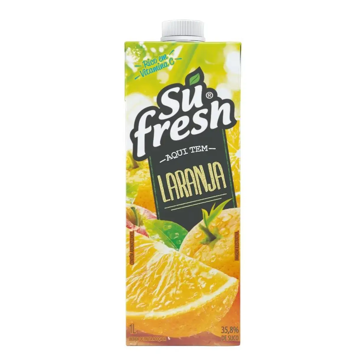 Bebida Adoçada Laranja Sufresh Caixa 1l