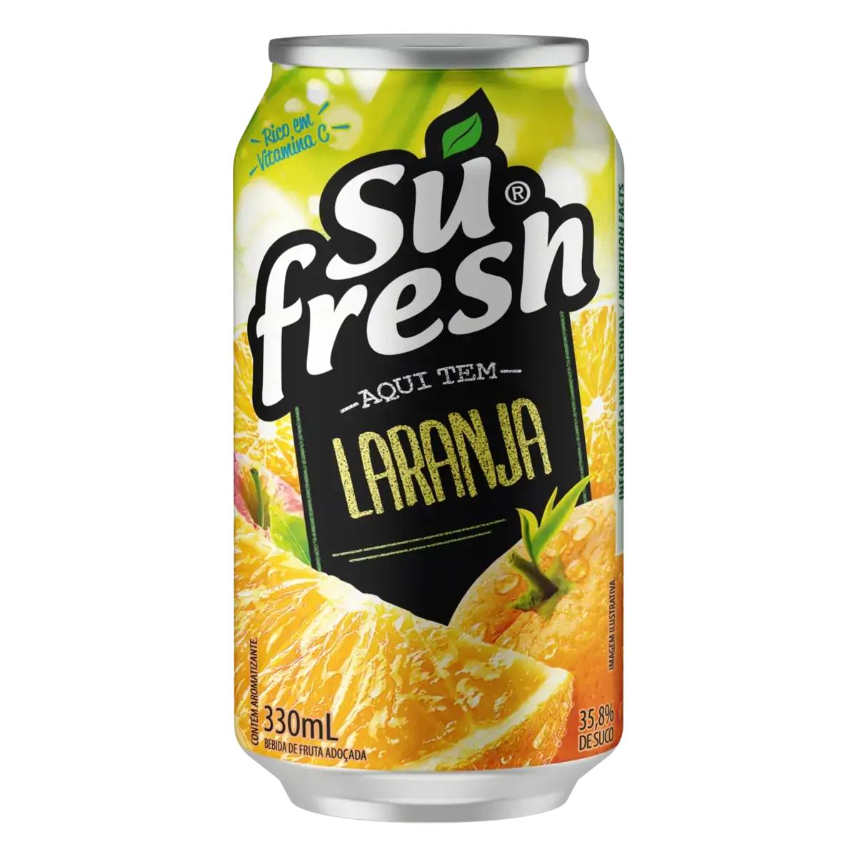 Bebida Adoçada Laranja Sufresh Lata 330ml