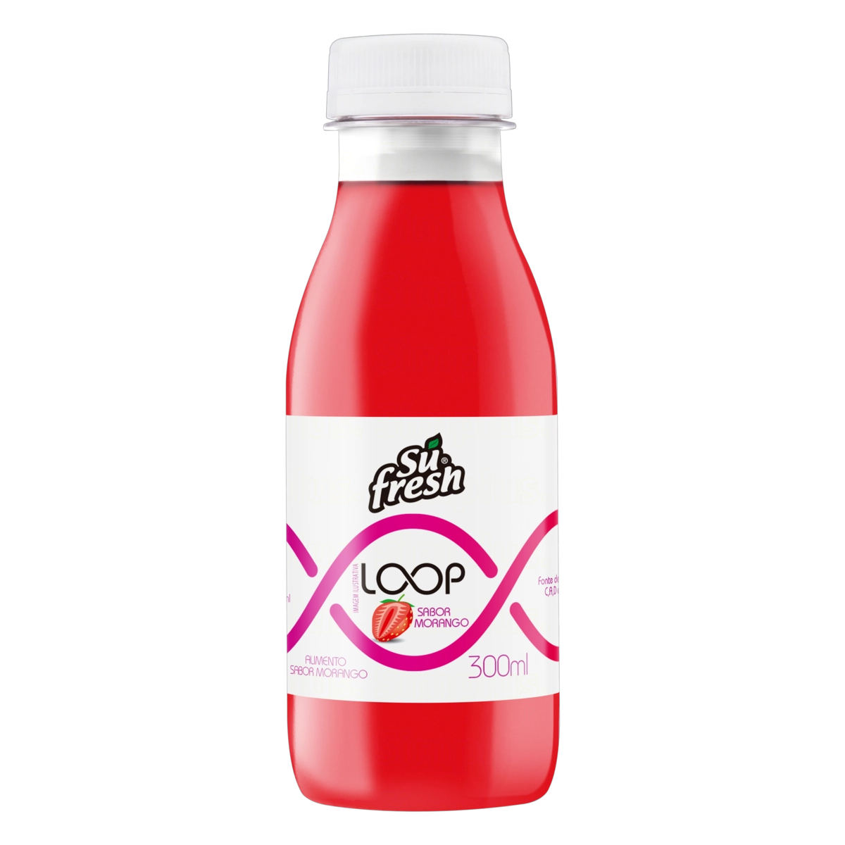 Bebida Morango Sufresh Loop Garrafa 300ml