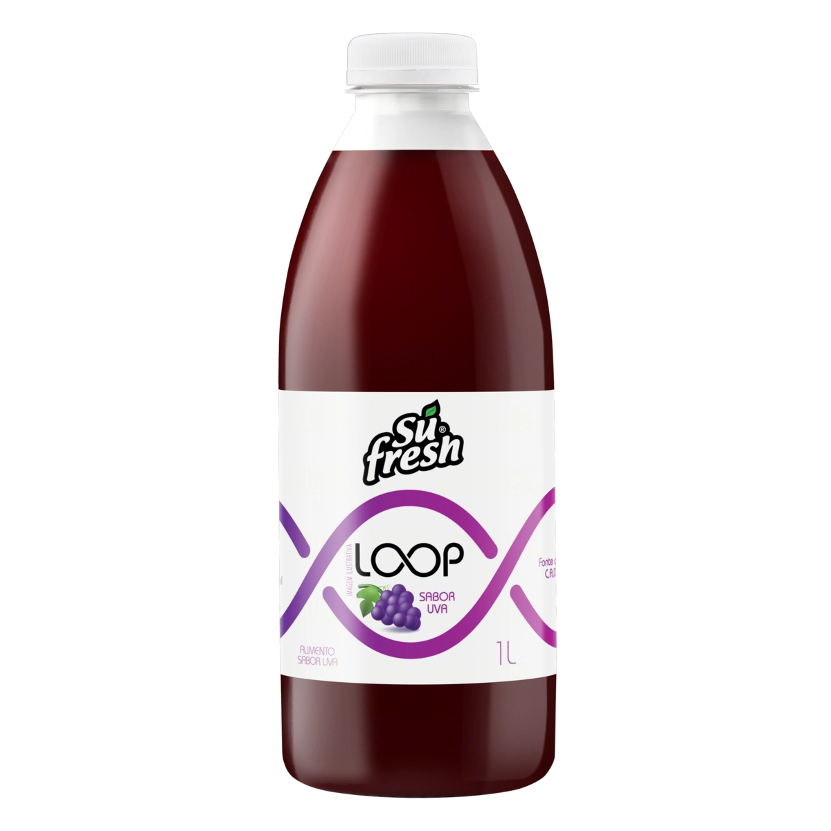 Bebida Uva Sufresh Loop Garrafa 1l