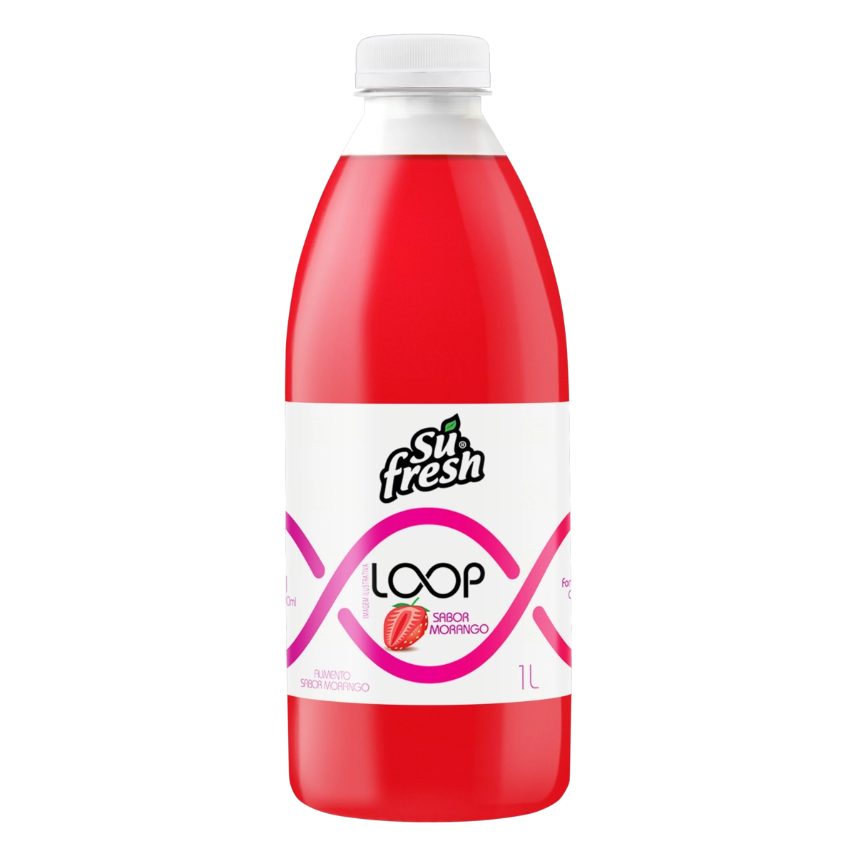 Bebida Morango Sufresh Loop Garrafa 1l