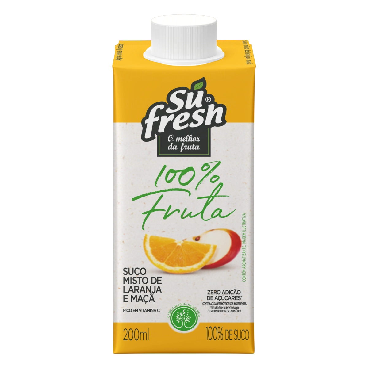 Suco Laranja E Maçã Sufresh Caixa 200ml