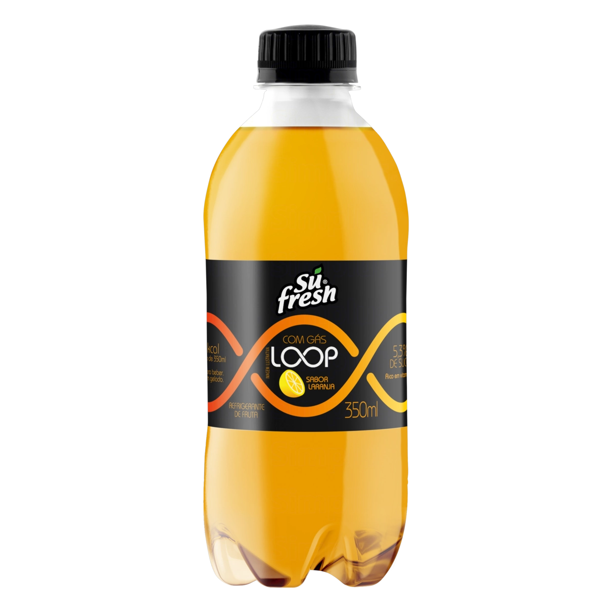 Refrigerante Laranja Sufresh Loop Garrafa 350ml