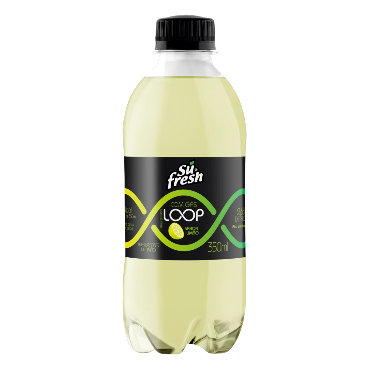 Refrigerante Limão Sufresh Loop Garrafa 350ml