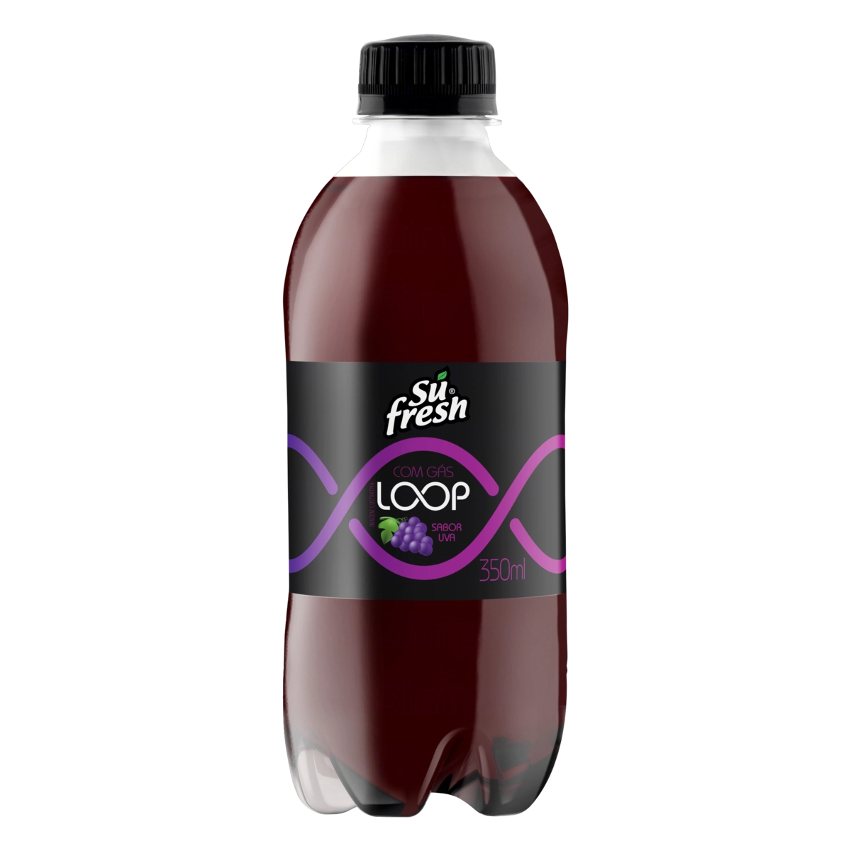 Refrigerante Uva Sufresh Loop Garrafa 350ml