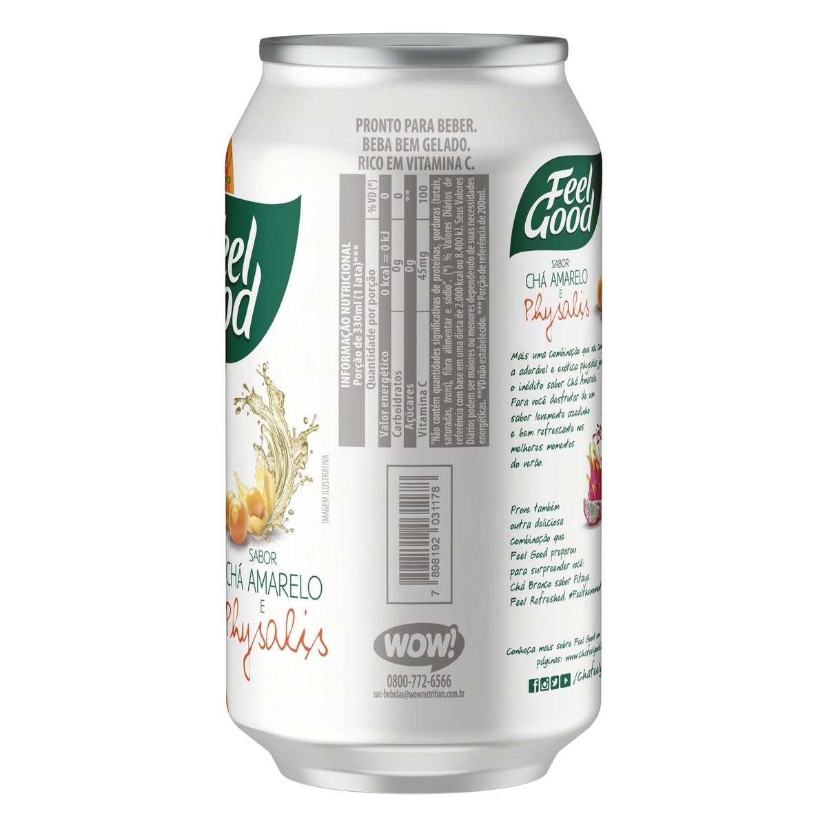 Chá Amarelo Physalis Feel Good Lata 330ml
