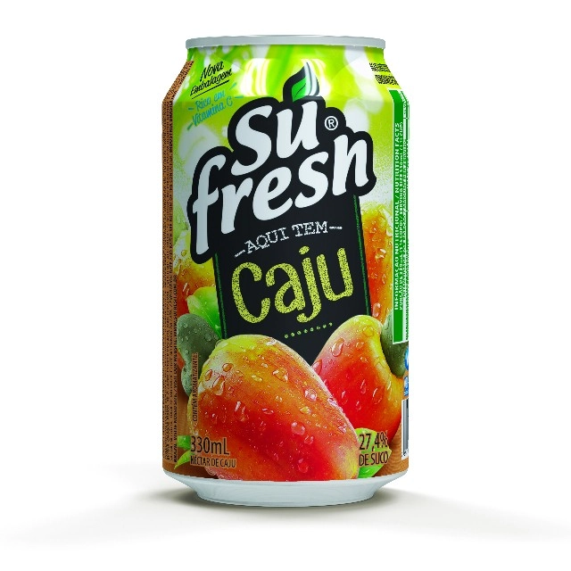 Suco Sufresh Lata Caju