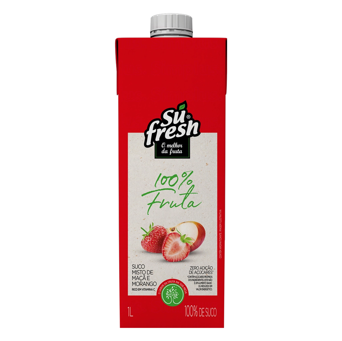 Suco Maçã E Morango Sufresh Caixa 1l