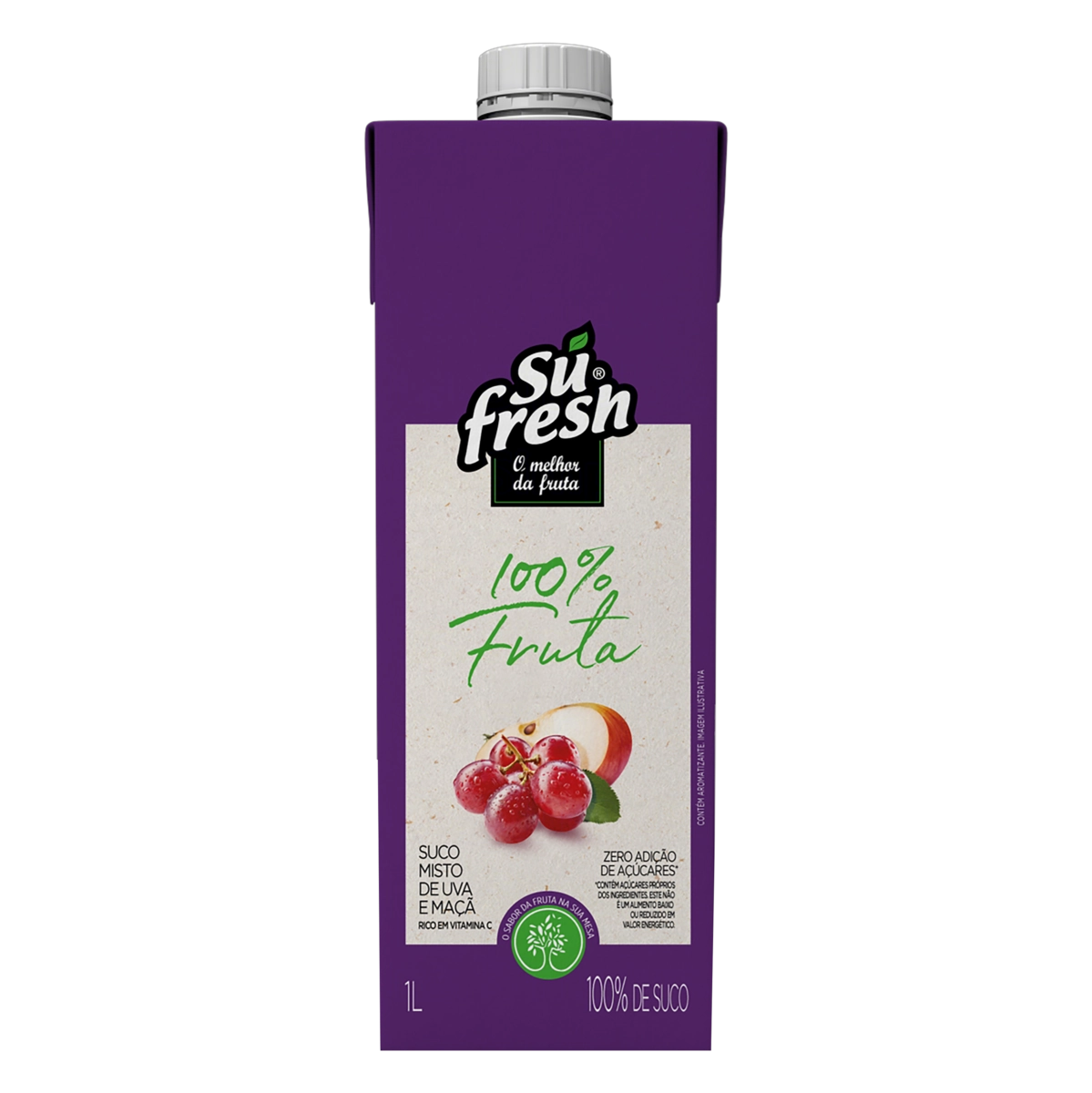 Suco Uva E Maçã Sufresh Caixa 1l