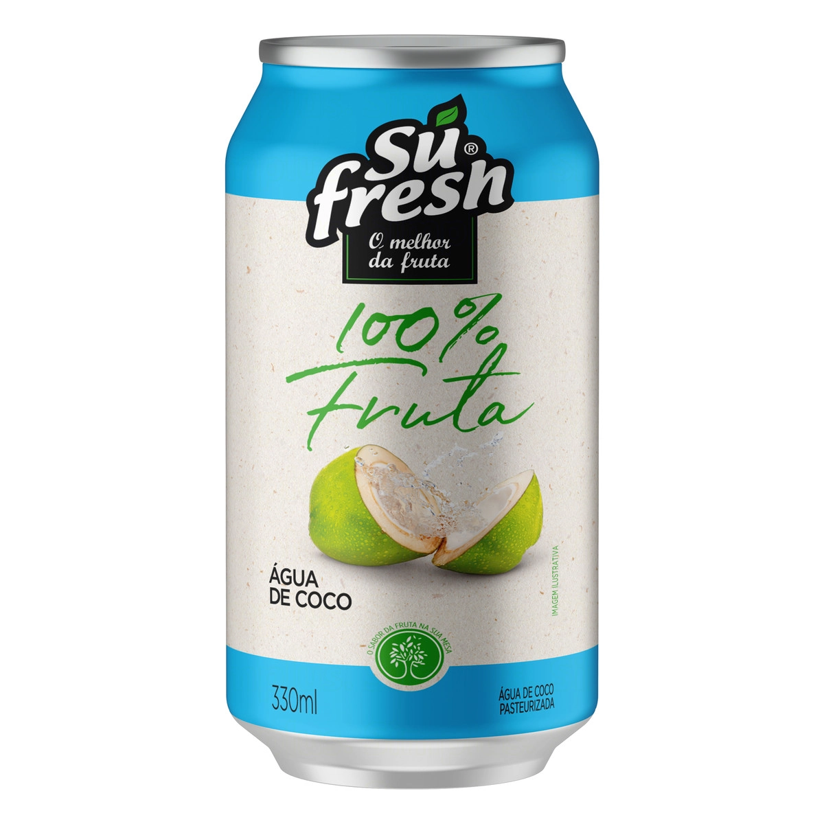 água De Coco Pasteurizada Sufresh Lata 330ml