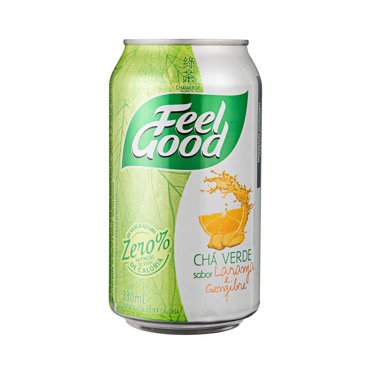 Chá Verde Sabor Laranja e Gengibre Feel Good 330 ml