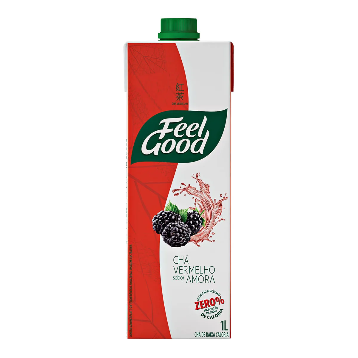 Chá Vermelho com Amora  FEEL GOOD 1 Litro