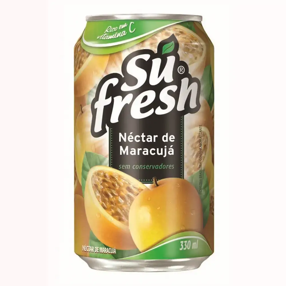 Bebida Adoçada Maracujá Sufresh Lata 330ml