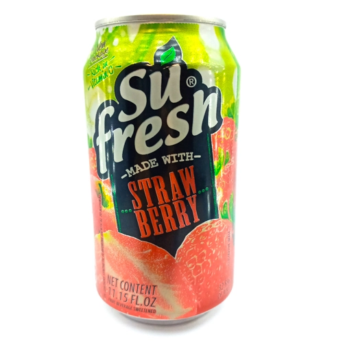 Bebida Adoçada Morango Sufresh Lata 330ml