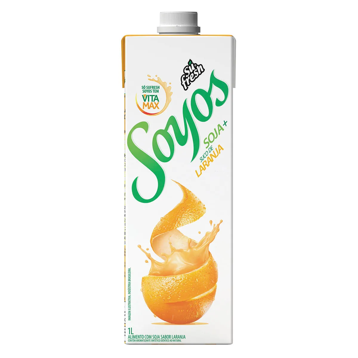 Bebida à Base de Soja Laranja Sufresh Soyos 1 Litro