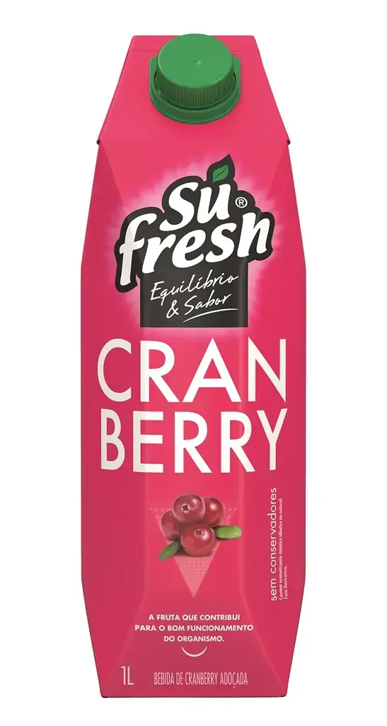 Suco Sufresh Cranberry Gemina 1l