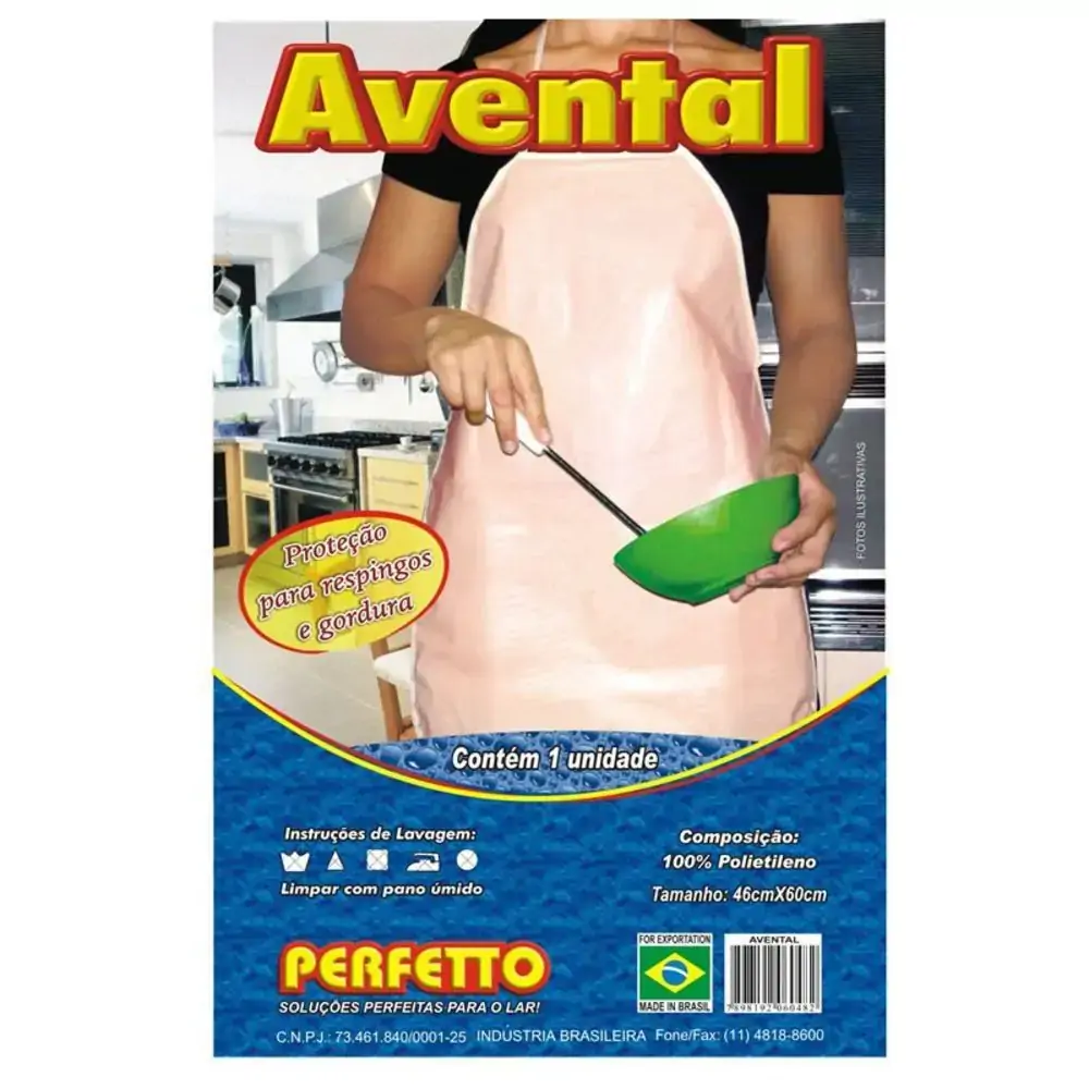Avental Polietileno 46x60cm Perf