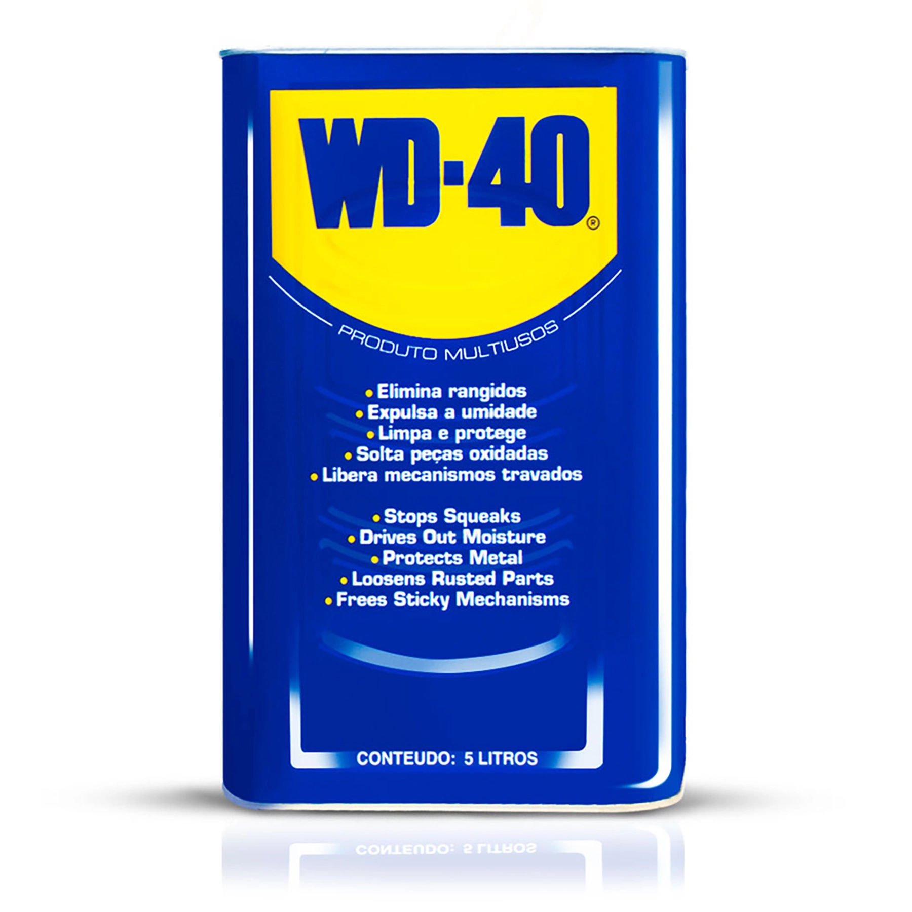Lubrificante WD-40® Produto Multiusos Galão 5 litros