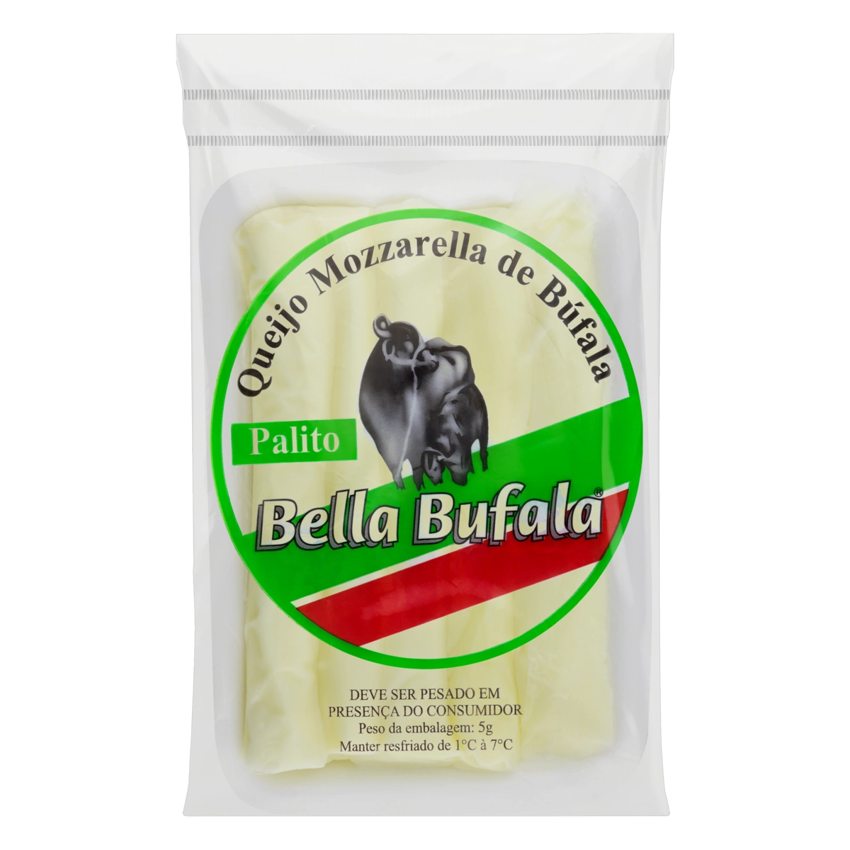 Queijo Mussarela De Búfala Palito Bella Bufala