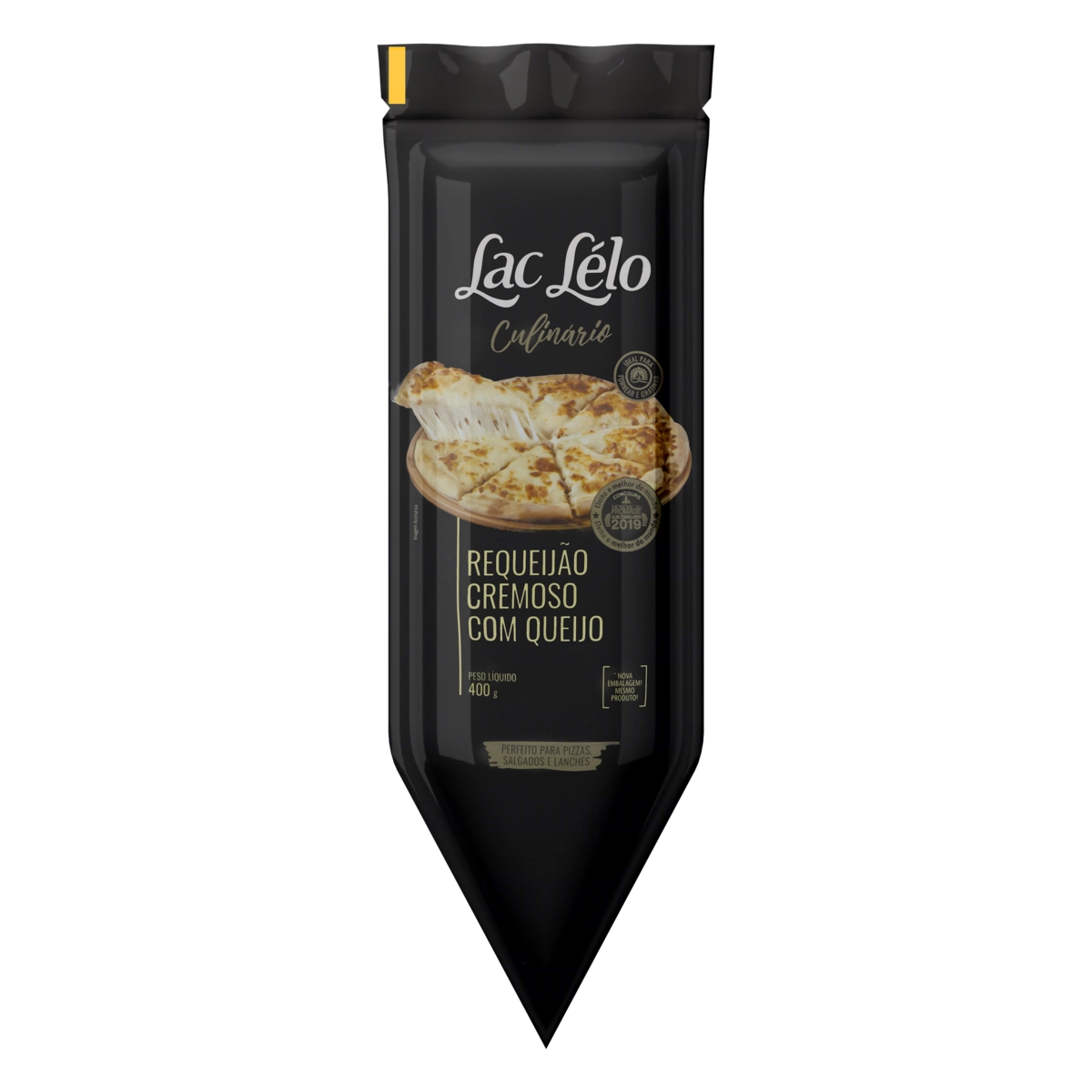 Requeijão Cremoso Com Queijo Uso Culinário Lac Lélo Bisnaga 400g
