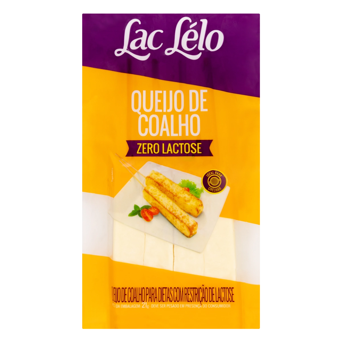 Queijo Coalho Zero Lactose Lac Lélo