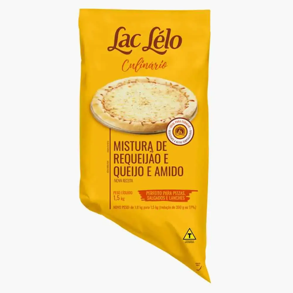 Requeijao Lac Lelo Com Amido Bis 1,5kg