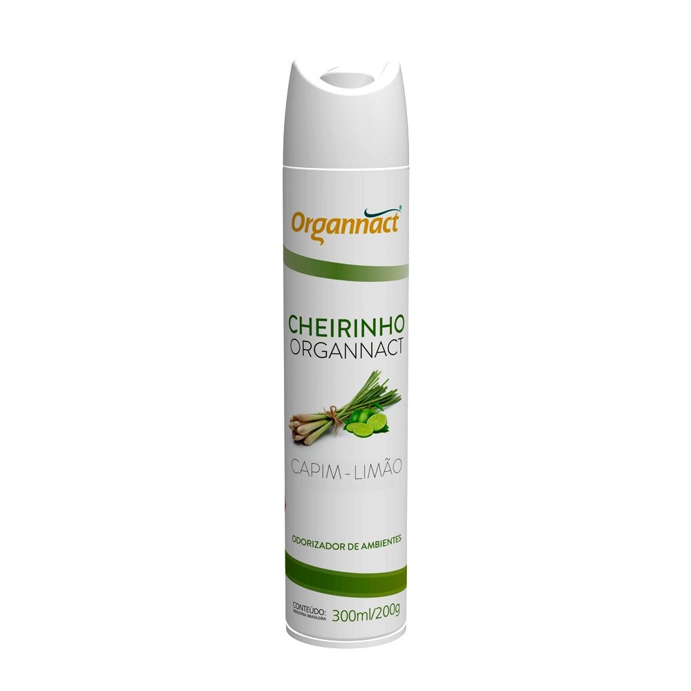 Aromatizador Organnact Cheirinho Capim Limão 300ml