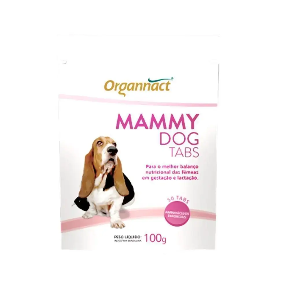 Suplemento Mammy Dog Tabs Organnact 100g