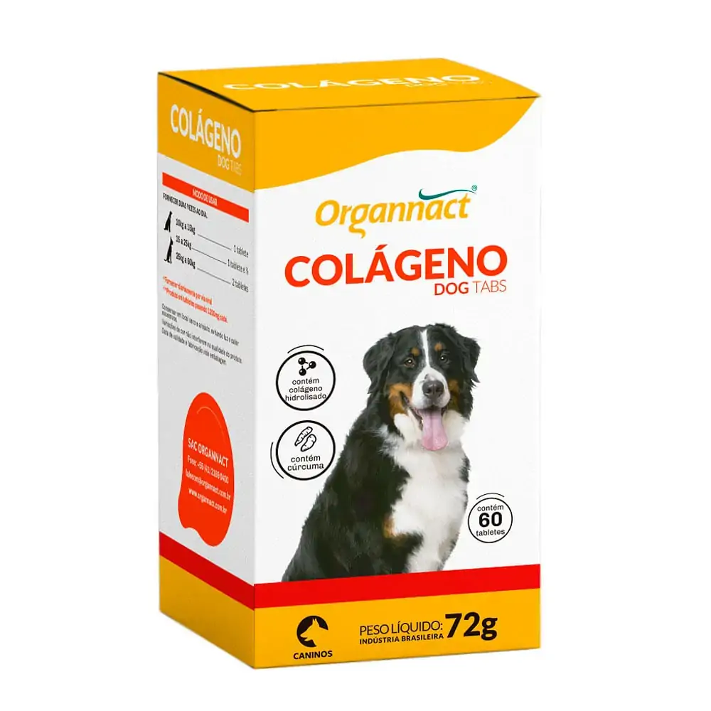 Suplemento Organnact Colágeno Dog Tabs