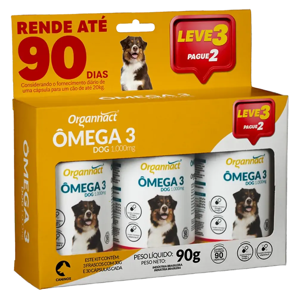 Omega3 Dog 500 Leve 3 Pague 2