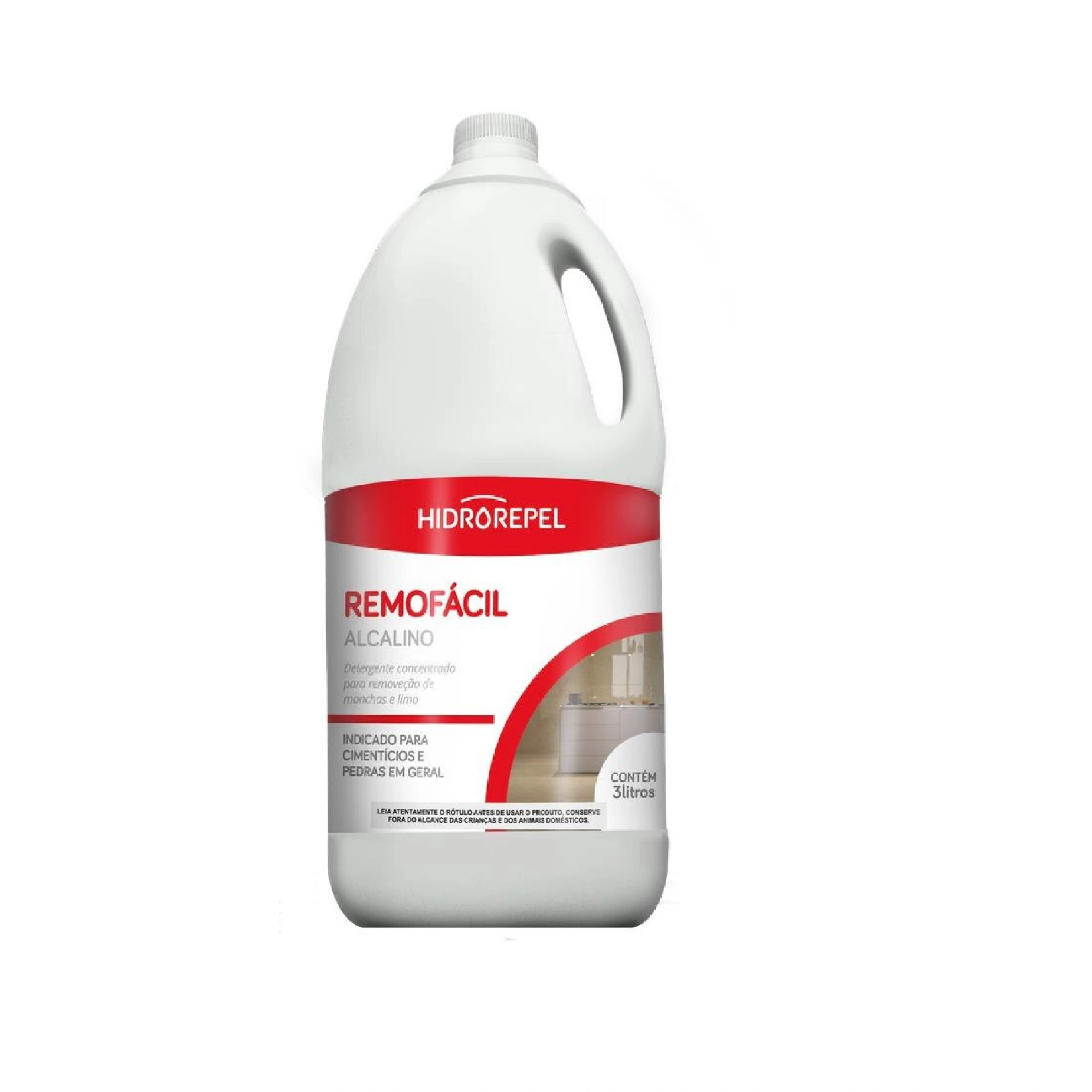 Remofácil - Detergente P/ Remoção - Alcalino - Hidrorepel - 3 Litros