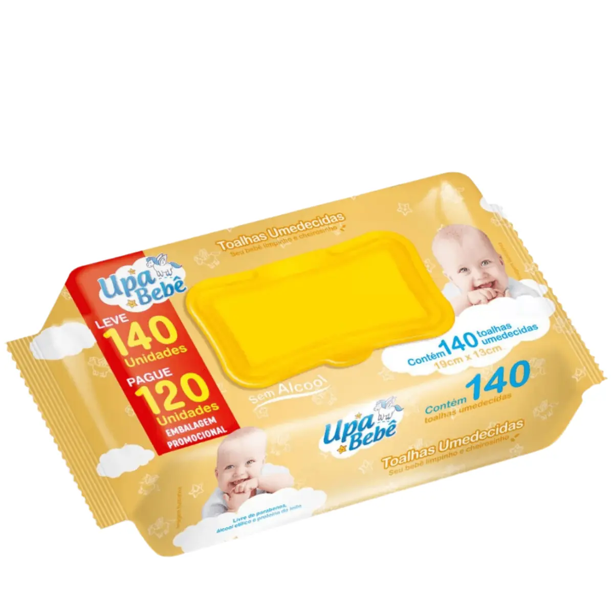 Lenço Umedecida 120 Unidades Upa Bebe