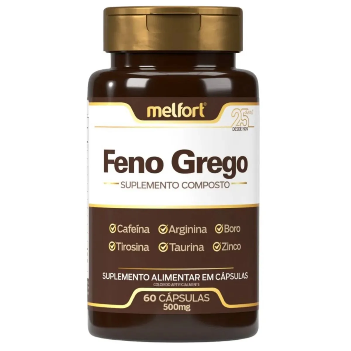 FENO GREGO + GUARANA 60 CAPS 500 MG MELFORT